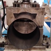 Machine de poinçonnage et de flangeage de tubes en acier inoxydable à haute productivité, à commande par moteur CNC Geyu
