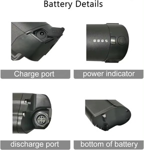 Downtube bên trong xe đạp điện khung 36V/48V pin lithium gói 10.4ah/14Ah/17.5ah Ebike Pin - Product Image 5