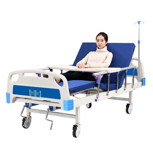 Cama de Hospital Manual para Cuidado de Ancianos GH CC001 con Ajuste de Manivela Única - Product Image 1