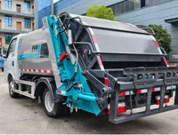 Camion à ordures compacteur DFAC Tuyi 4*2 |    Liste de prix des camions compacteurs de 4 mètres cubes |   Fabricant de camions de collecte des déchets