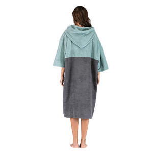 Parka de surf doublée <span class=keywords><strong>Sherpa</strong></span> à manches longues pour adulte Parka de bain unisexe imperméable Combinaison à capuche Robe à <span class=keywords><strong>langer</strong></span> Manteau chaud Poncho de surf - Product Image 3