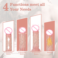 S-HANDE Gros Godemichés Réalistes Grandes Éjaculations Moule en Silicone Grand Godemiché Long en Silicone Vibrateur pour Sexe Femme Homme