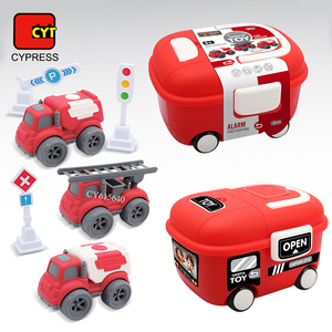 Recién llegado, juguetes educativos, vehículo de juguete de fricción, Avión de <span class=keywords><strong>dibujos</strong></span> <span class=keywords><strong>animados</strong></span> con caja de almacenamiento, juego interactivo para niños - Product Image 2