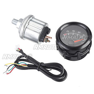 Medidor de coche de 2 pulgadas (52 mm) para presión de sobrealimentación, temperatura del agua y aceite, presión de aceite, voltímetro de combustible, relación aire-combustible, temperatura de escape, medidor de vehículo 12V - Product Image 6