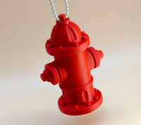 Modèle 3D de poteau d'incendie créatif en PLA, jouet de simulation d'impression 3D, personnalisable, achat en gros, haute précision