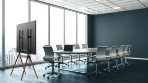 Home Ergonomic Art Design Height Adjustable <strong>Easel</strong> Beech Wood Artistic Ladder Style Studio <strong>TV</strong> Floor Standing <strong>Stand</strong> for 55-86 Inch - Product Image 6