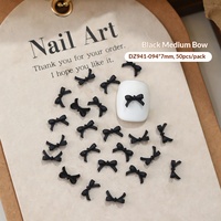 Mini nœuds en résine pour nail art, strass non thermocollants, styles variés, couleur unie, rouge Anqila, grandes et petites tailles, vente en gros Huarong