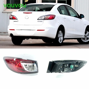 Accesorios para Automóviles BBP2-51-150/160 BFF4-51-150/160, Luz Trasera Exterior de 12V para Sedán <span class=keywords><strong>3</strong></span> BL de 4 Puertas, 2008-2012, Motor <span class=keywords><strong>1.6</strong></span>, Color Rojo - Product Image 1