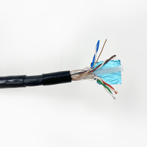 Kico al aire libre 1000ft 305m Sftp Cat6 <span class=keywords><strong>Cable</strong></span> <span class=keywords><strong>CAT</strong></span> <span class=keywords><strong>6</strong></span> PVC par trenzado para telecomunicaciones/sistema de cableado Cables de Comunicación Doble - Product Image 1