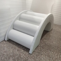 Ensemble de jeux d'intérieur et d'extérieur de luxe pour tout-petits, équipement de jeu en mousse souple, piscine à balles blanche, premium pour bébés et enfants