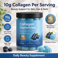 Gummies à l'ashwagandha, gummies au collagène, suppléments à base de plantes pour la beauté de la peau, des cheveux et des ongles, antioxydants