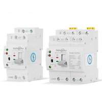 TOATS-2-2-63 220V 3Phase Dual Power Ats Automatic Generator Transfer Switch 63A 2P Timer Din Rail Type Kecepatan Peralihan <50ms untuk