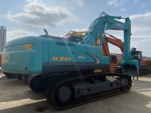 Excavadora Usada de Segunda Mano, Maquinaria para Movimiento de Tierras KOBELCO SK350D en Venta - Product Image 3