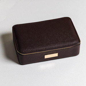 กล่องอุปกรณ์เย็บปักถักร้อยขนาดใหญ่ ชุดเย็บผ้า ชุดอุปกรณ์เย็บปักถักร้อยแบบพกพา กล่องใส่เครื่องสำอางและแปรงแต่งหน้าหนังสั่งทำพิเศษ - Product Image 6