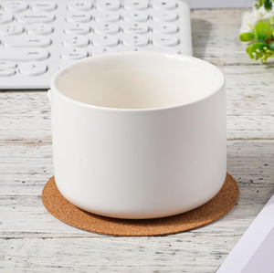 Hojas de tablero de <span class=keywords><strong>corcho</strong></span> autoadhesivas, posavasos de madera con respaldo de <span class=keywords><strong>corcho</strong></span> para uso doméstico de muebles artesanales en maceta pequeña - Product Image 6