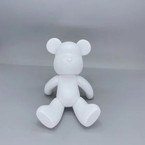 DIY Crafts Piggy Bank Teddy Bears 23cm 33cm Plastic Violent Bears Saving Pot Acrylic Pouring Paints Fluid Bears With <strong>Money</strong> <strong>Jar</strong> - Product Image 3