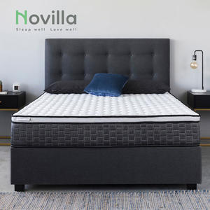 Yüksek kaliteli ortopedik 7-Zoned Euro üst cep bahar minder doğal lateks jel bellek köpük Modern okul hastane yatak odası - Product Image 1