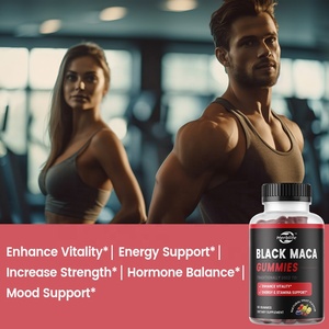 Gomitas de Raíz de Maca Negra de Marca Privada OEM, Suplemento de Raíz de Maca para Hombres y Mujeres, Aumenta la Energía, la Fuerza, la Energía y la Vitalidad - Product Image 3