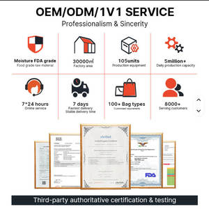 Özel Baskılı Evcil Hayvan Maması Kilitli Poşeti, Dört Kenarlı Dikişli Düz Tabanlı Ayakta Duran Poşet, 8 Kenarlı Kilitli Evcil Hayvan Maması Ambalaj Poşeti - Product Image 6