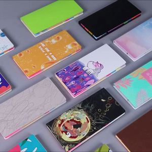 ชุดสมุดโน้ตพร้อมโลโก้แบบกำหนดเอง กระดาษโน้ตแบบมีกาวในตัวสำหรับผู้หญิงและเด็กผู้หญิง กระดาษแฟนซี - Product Image 3