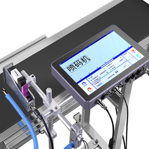 Tự động nhiệt tij trực tuyến hàng loạt máy in phun mã hóa máy với băng tải - Product Image 2