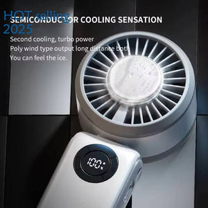 2025 plus récent 4000mAh alimenté par batterie haute vitesse électrique type-c 100 étapes vent Super fort 5W ventilateur Portable - Product Image 2