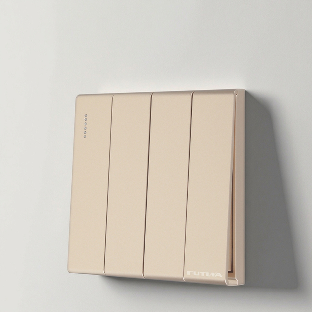 PC Material Plug Socket Home Hotel Electrical Sockets and Switches FUTINA Power Wall Switch Socket Bticino Piano Easy Life 13A