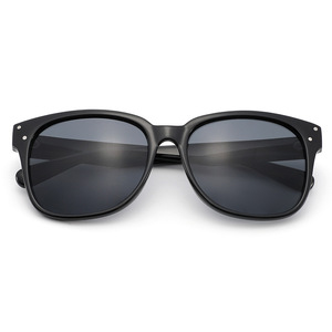 Gafas de Sol Conchen para Mujer, Montura Grande, Negras, Lentes Azules con Protección UV400, Estilo Ovalado, para Conducir, Protección Solar, para Salidas - Product Image 5