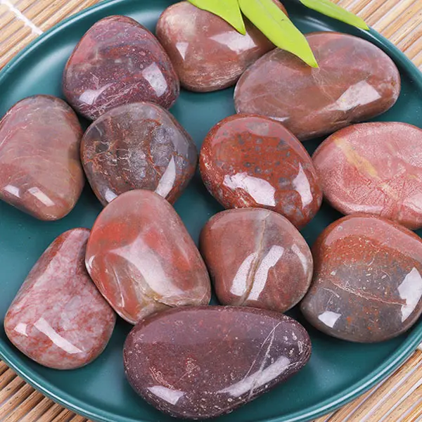 Common Polished Red Pebbles River Stone Natural Pebbles