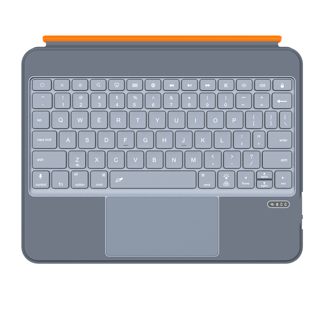 2026 Newest for 5.3 Wireless Keyboard for iPad Pro 11 M5 Case Ultra Slim 360 Rotating Rainbow Backlit Precision Trackpad