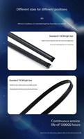 Kit de modernisation/amélioration de feux de jour LED 12V Dragon Scale, 18 lumières, intérieur coloré, ajustement universel, certifié CE/FCC/ROHS