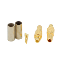 Conector Macho MMCX para Crimpar en Cable Coaxial RF RG174, RG316, LMR100