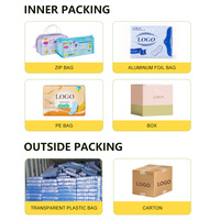 Serviettes de maternité de style hospitalier super absorbantes Doublures en coton extra larges pour la protection après la naissance Serviettes hygiéniques en papier