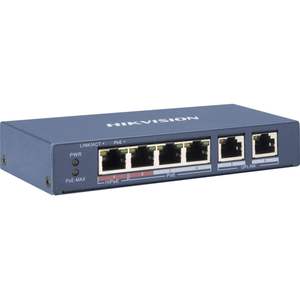 Commutateur réseau Hikvision 4 ports PoE 2 ports 10/100 Mbps non géré DS-3E0106P-E/M - Product Image 3