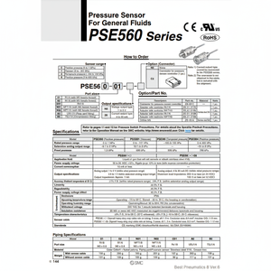 Sensor de presión SMC Pneumatics para el hogar, - Product Image 1