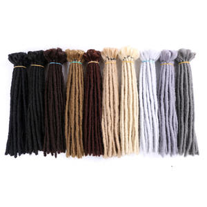Estensioni Dreadlocks Naturali Sintetiche, Capelli Intrecciati all'Uncinetto, Dreadlocks Verdi Afro per <span class=keywords><strong>Uomo</strong></span> - Product Image 2