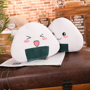 Cojín de Peluche Suave con Forma de Bola de Arroz de Sushi Japonés Kawaii, Juguete de Peluche Suave y Adorable - Product Image 5