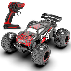 Coche RC <span class=keywords><strong>JJ</strong></span> 1/18 2WD con Luces LED, Vehículo de Carreras RC de Alta Velocidad de 15 KM/H, Coche RC Todoterreno para Escalar, Juguete para Niños Principiantes - Product Image 1