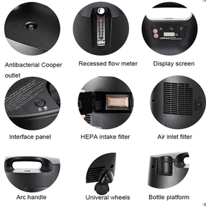 モビリティ用エアインレットコンプレッサー付きポータブル<span class=keywords><strong>5L</strong></span>酸素濃縮器 - Product Image 4