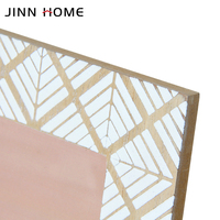Dessus de table rayé de 4x6 pouces fait à la main avec cadre photo en bois naturel cadeau de décoration artistique pour la maison affichage de photos créatives