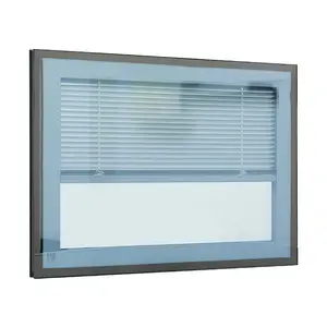 5mm +16A +5mm Aluminum hollow integral blinds between glass blinds magnetic Integral Blinds Between Glass