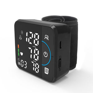 एलईडी स्क्रीन आवाज प्रसारण यूएसबी चार्ज रिचार्जेबल कलाई रक्तचाप की निगरानी - Product Image 1