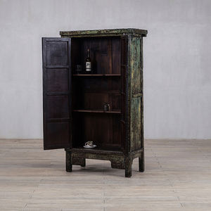 خزانة ملابس تايلاي عتيقة، خزانة صينية عتيقة، خزانة زفاف صينية فيروزية، خزانة صينية عتيقة - Product Image 4