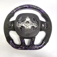Volant en fibre de carbone avec éclairage LED pour les changements de vitesse, compatible avec Dodge Challenger/Charger SRT HELLCAT