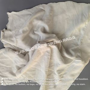 Chiffons de nettoyage industriels robustes en coton 100% blancs, 5KG 10KG, pour usage intensif - Product Image 4