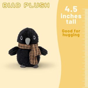Dễ Thương Little Bird Plushie <span class=keywords><strong>Crow</strong></span> Đồ Chơi Sang Trọng Mô Phỏng Màu Đen Quạ Thú Nhồi Bông Búp Bê Cho Trẻ Em - Product Image 5