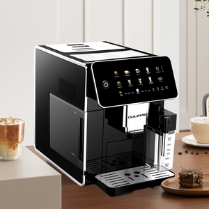 Machine à expresso en acier inoxydable à haute pression entièrement automatique à usage domestique Machine à café intelligente programmable - Product Image 1