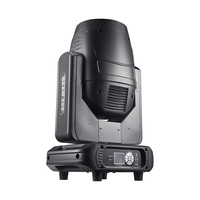 Luz de Escenario Móvil MOKE 295W con Anillo LED, Control DMX512 para Discotecas, Clubes y DJ