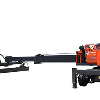 Machine à laser pour le nivellement du béton HA200-4L, robuste et télescopique, avec une largeur de nivellement de 4070 mm, pour les grands projets de construction
