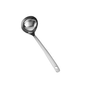 Ensemble de 2 louches à soupe en acier inoxydable 316, ustensiles de cuisine épaissis pour service de fondue et de bouillie, compatibles lave-vaisselle - Product Image 5